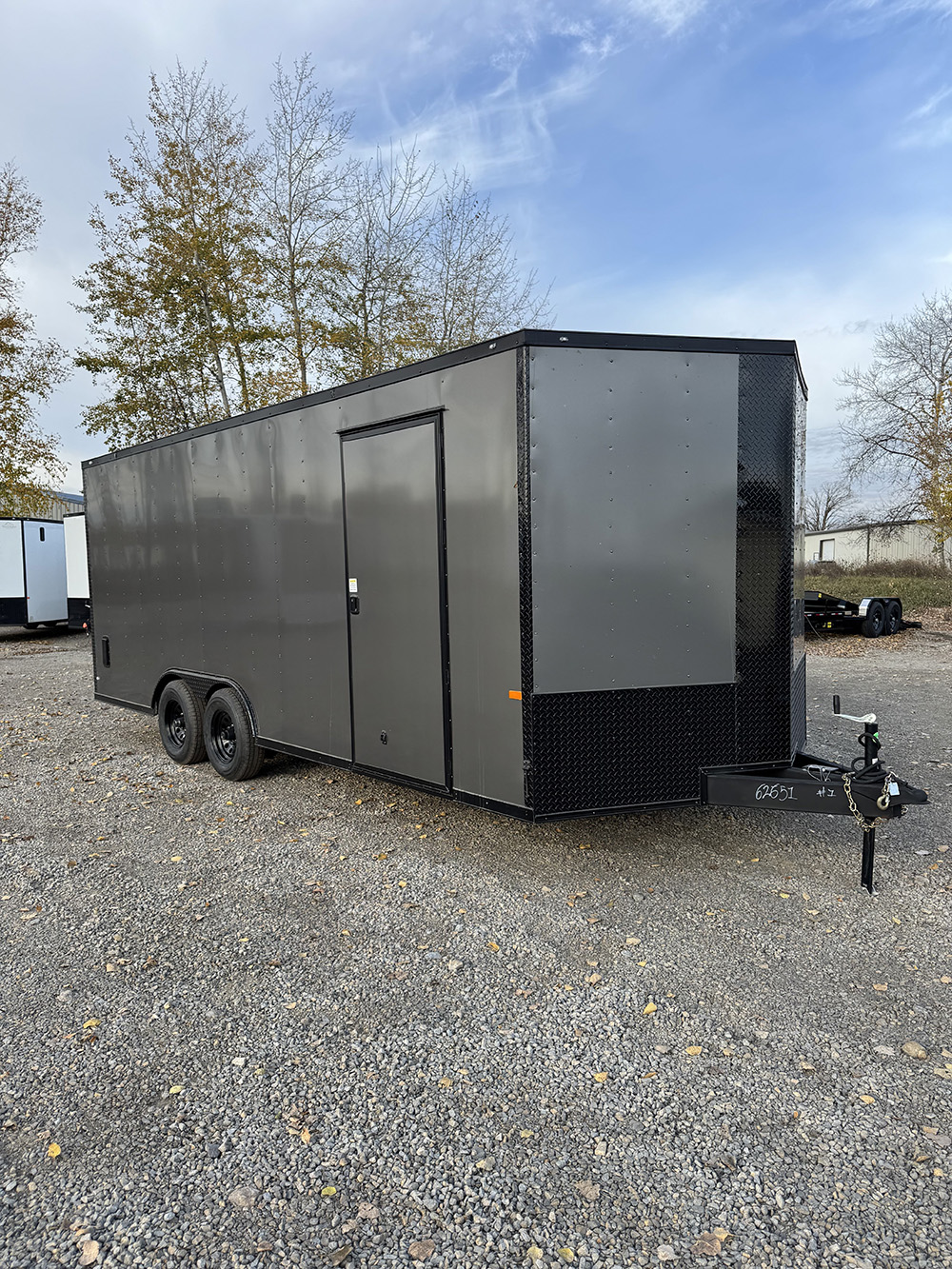 8.5×20 Rock Solid Cargo Charcoal PolyCore Blackout Package + Full Electrical 10K GVWR