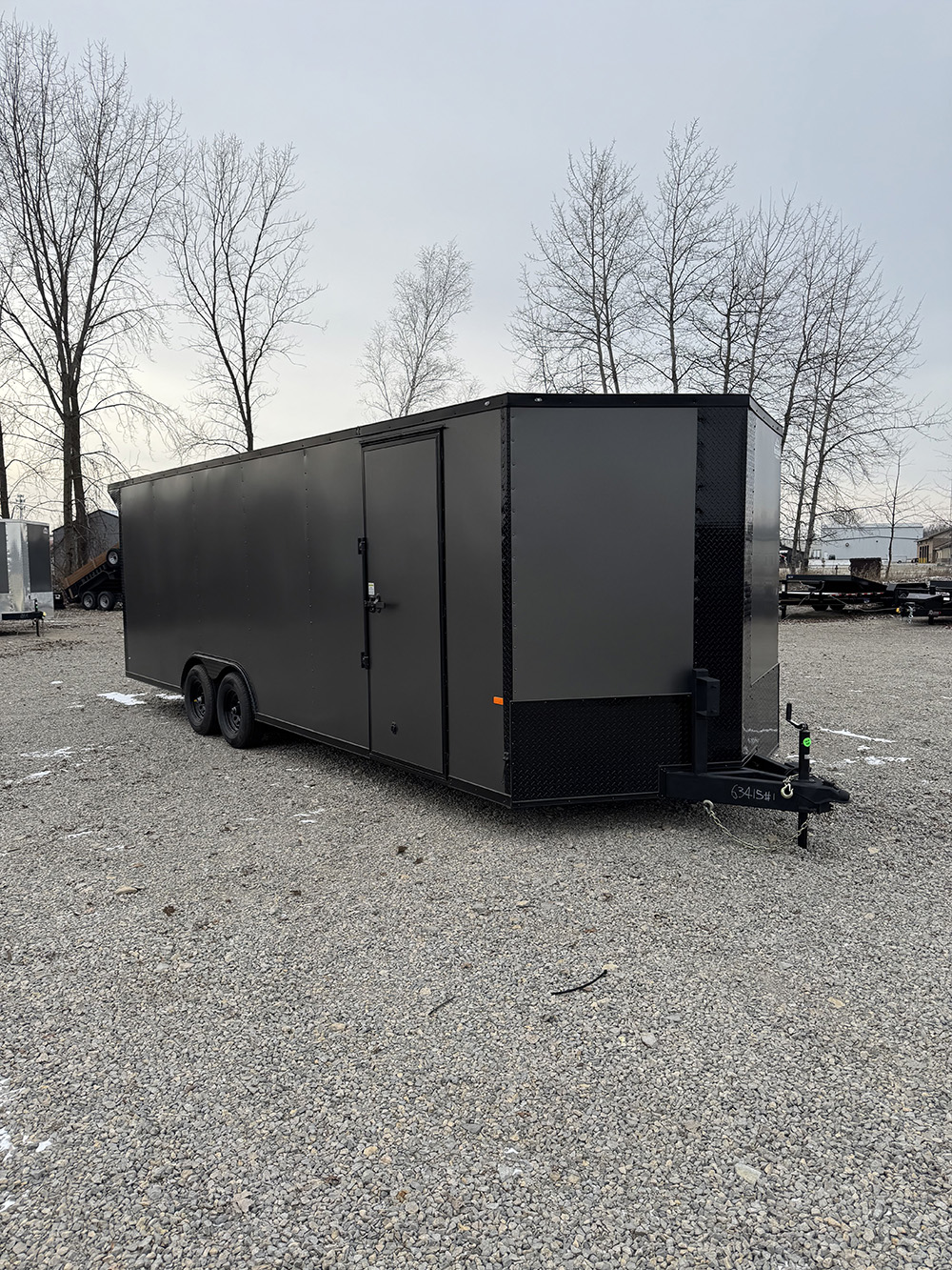8.5×24 Rock Solid Cargo Charcoal PolyCore Blackout Package + Electrical options + Upgrades