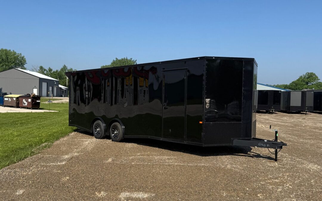 8.5×24 Rock Solid Cargo PolyCore Full Blackout Package – Standard Race Trailer 10K GVWR