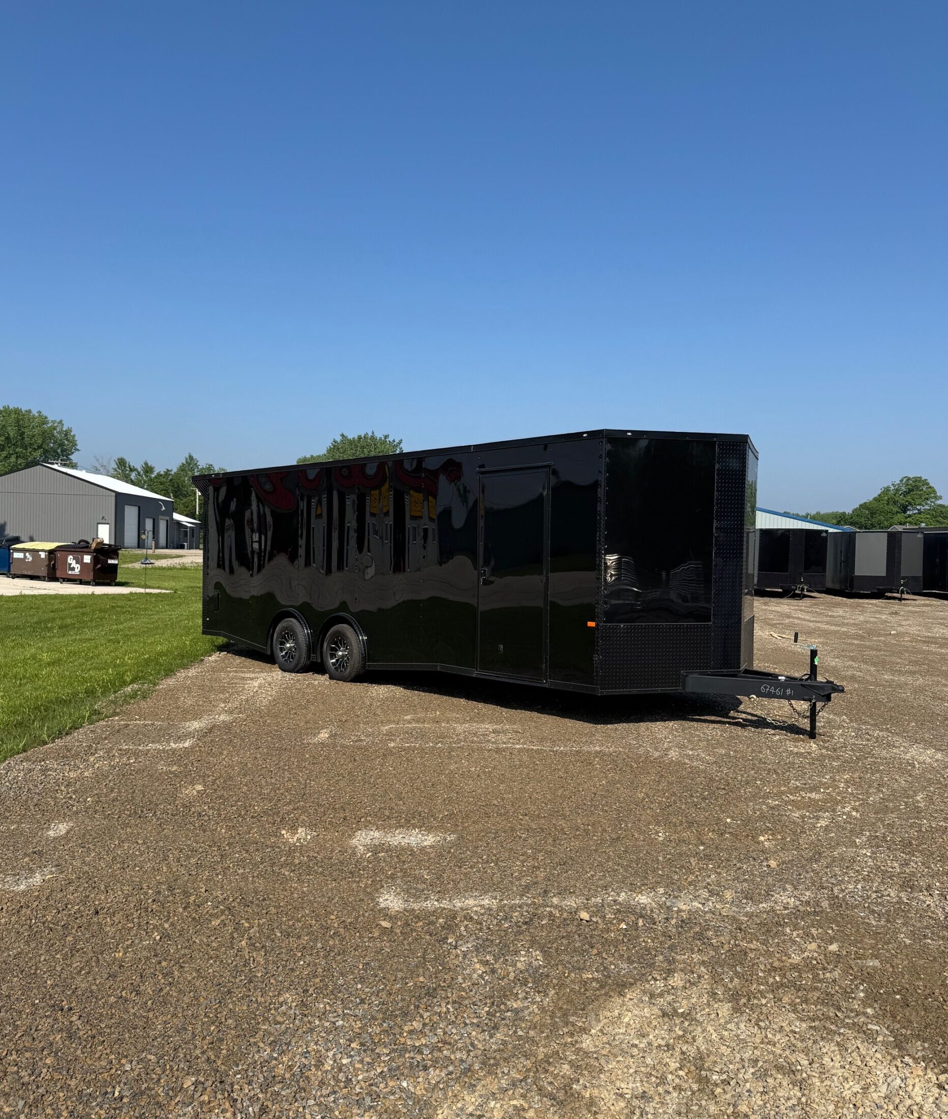 8.5×24 Rock Solid Cargo PolyCore Full Blackout Package – Standard Race Trailer 10K GVWR