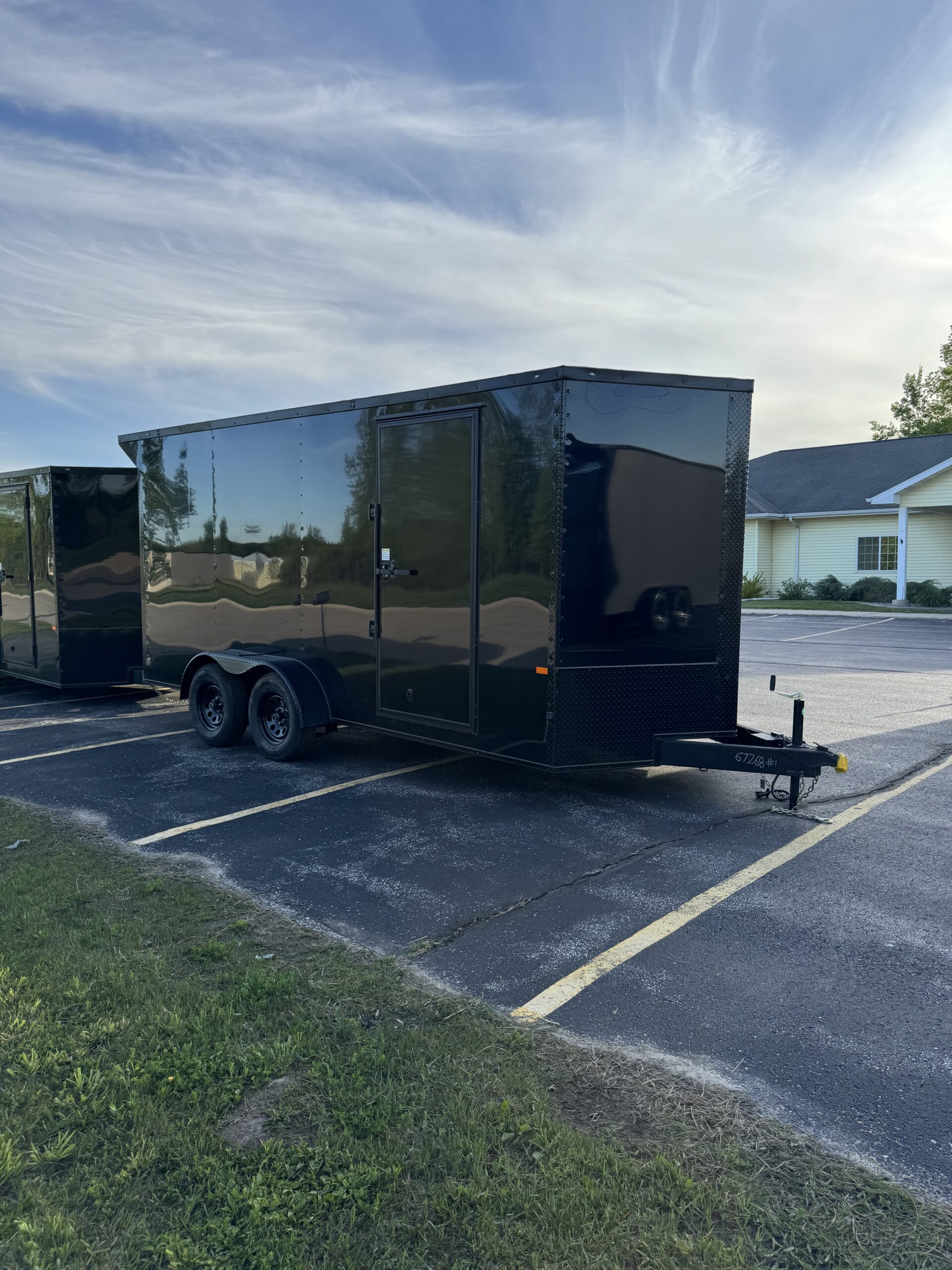 7×16 Rock Solid Cargo Full Blackout Package + Electrical 7K GVWR