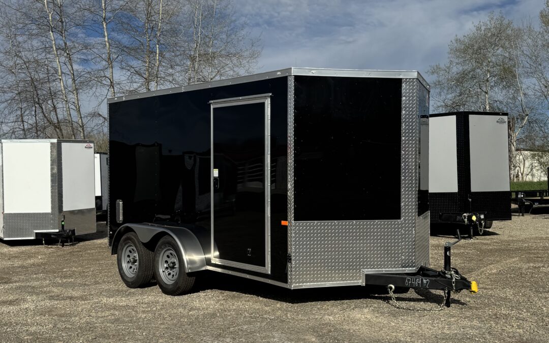 7×12 Rock Solid Cargo Black PolyCore 7K GVWR