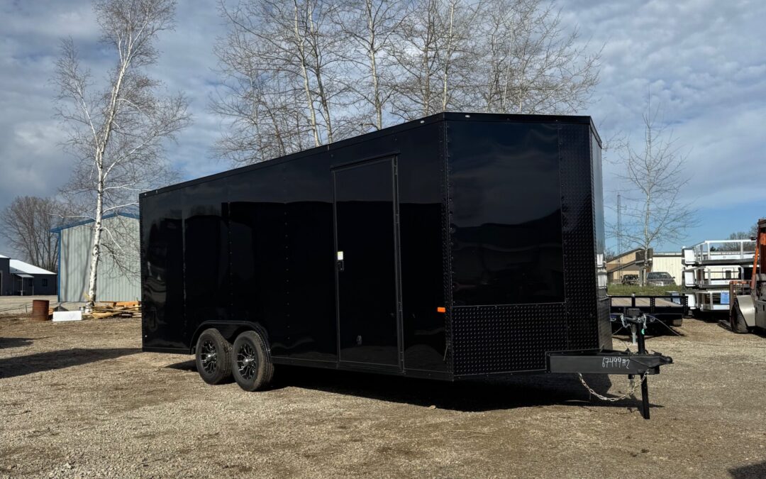 8.5×20 Rock Solid Cargo Black PolyCore Blackout (Special) Package 10K GVWR