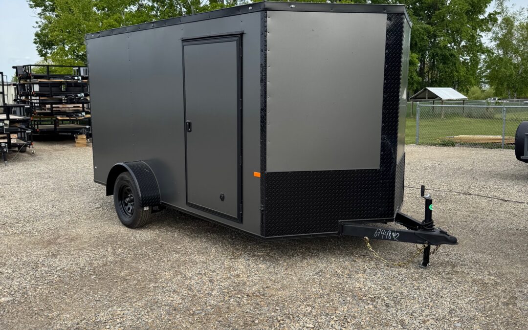 7×12 Rock Solid Cargo Charcoal PolyCore Blackout Package 3.5K GVWR