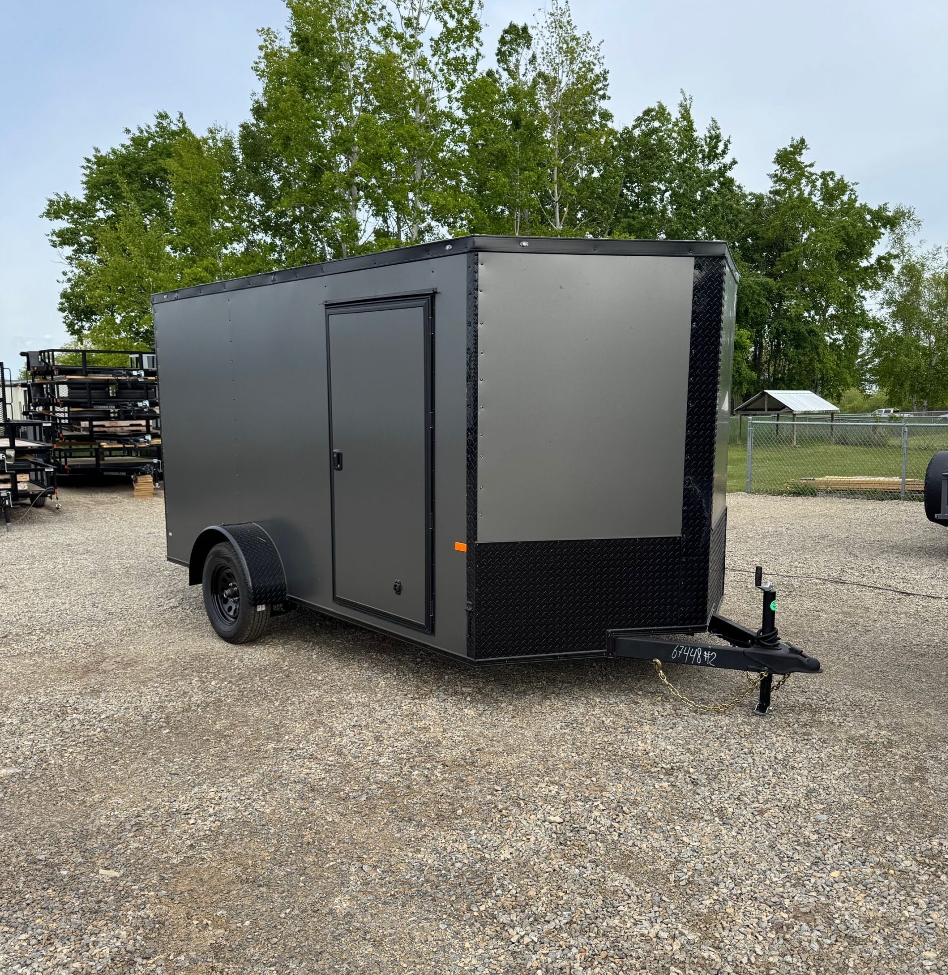 7×12 Rock Solid Cargo Charcoal PolyCore Blackout Package 3.5K GVWR