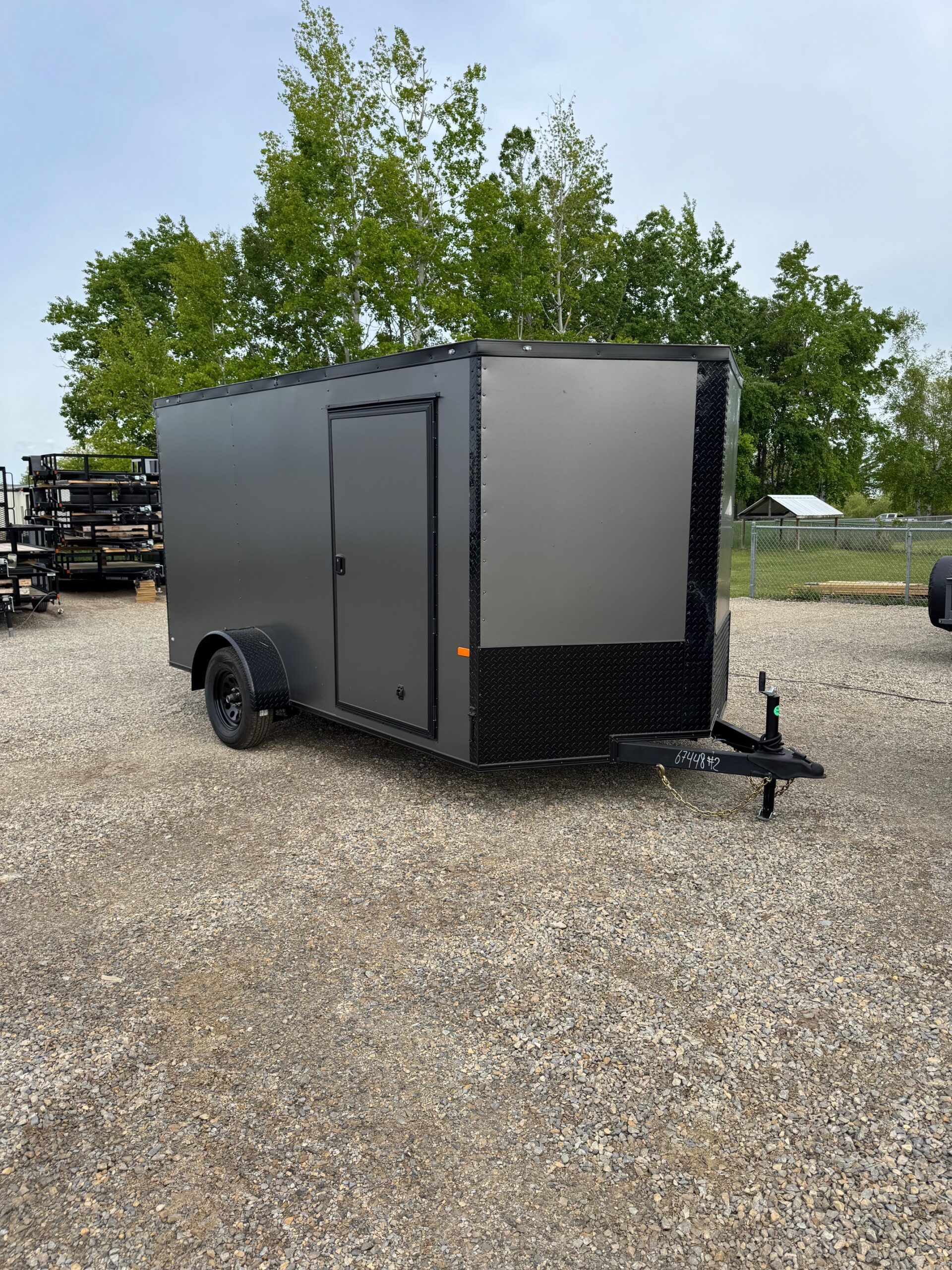 7×12 Rock Solid Cargo Charcoal PolyCore Blackout Package 3.5K GVWR