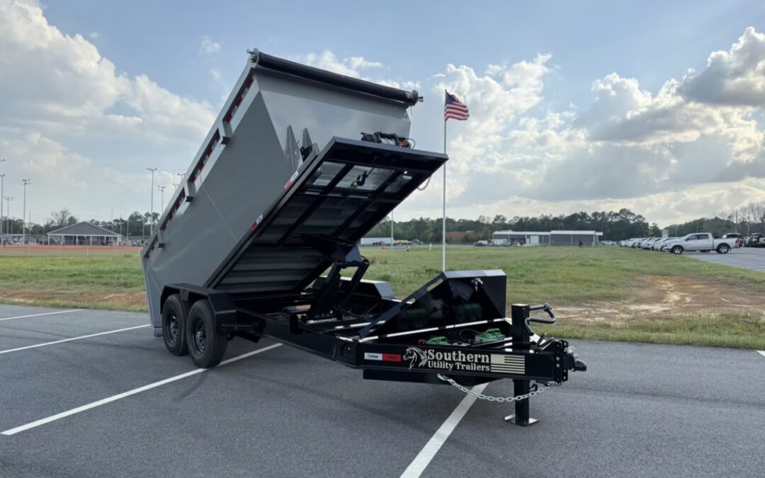 7×16 Southern Utility Roll-Off Dump Trailer 14K GVWR