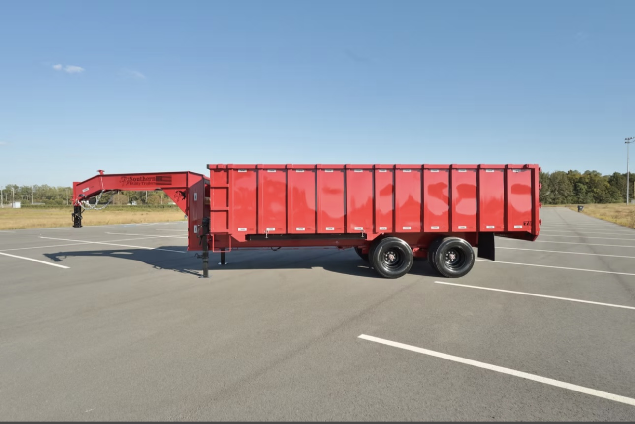8.5×20 Southern Utility Gooseneck Dump 20K GVWR
