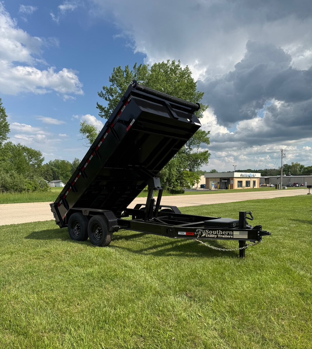 7×14 Southern Utility Dump Trailer 14K GVWR -Scissor Lift