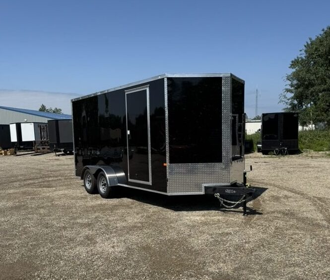 7×16 Rock Solid Cargo Black PolyCore 7K GVWR