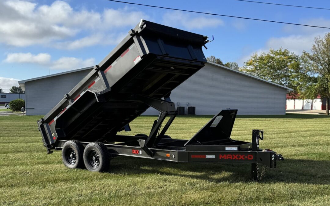 MAXX-D  DJX 14′ DUMP TRAILER | 14K 83” I-BEAM DUMP