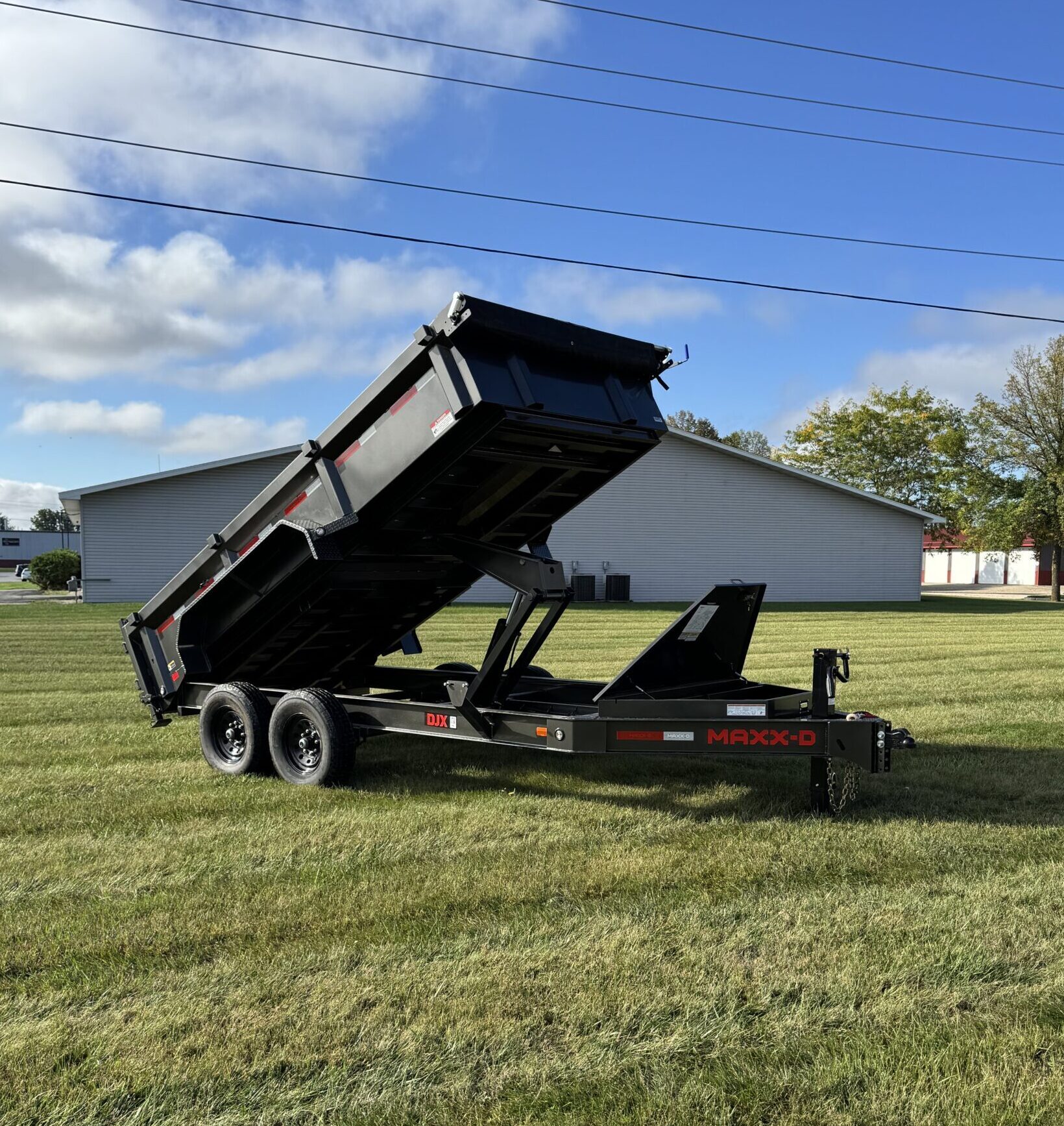 MAXX-D  DJX 14′ DUMP TRAILER | 14K 83” I-BEAM DUMP