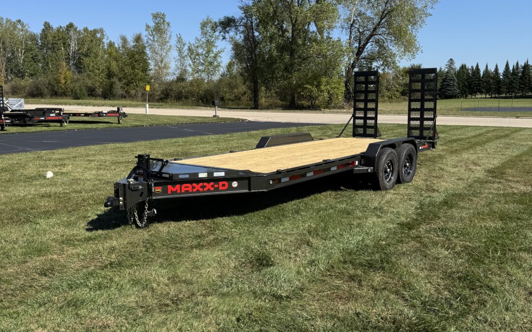 MAXX-D 83″X20′ EHX – THE ULTIMATE I-BEAM EQUIPMENT TRAILER 14K GVWR