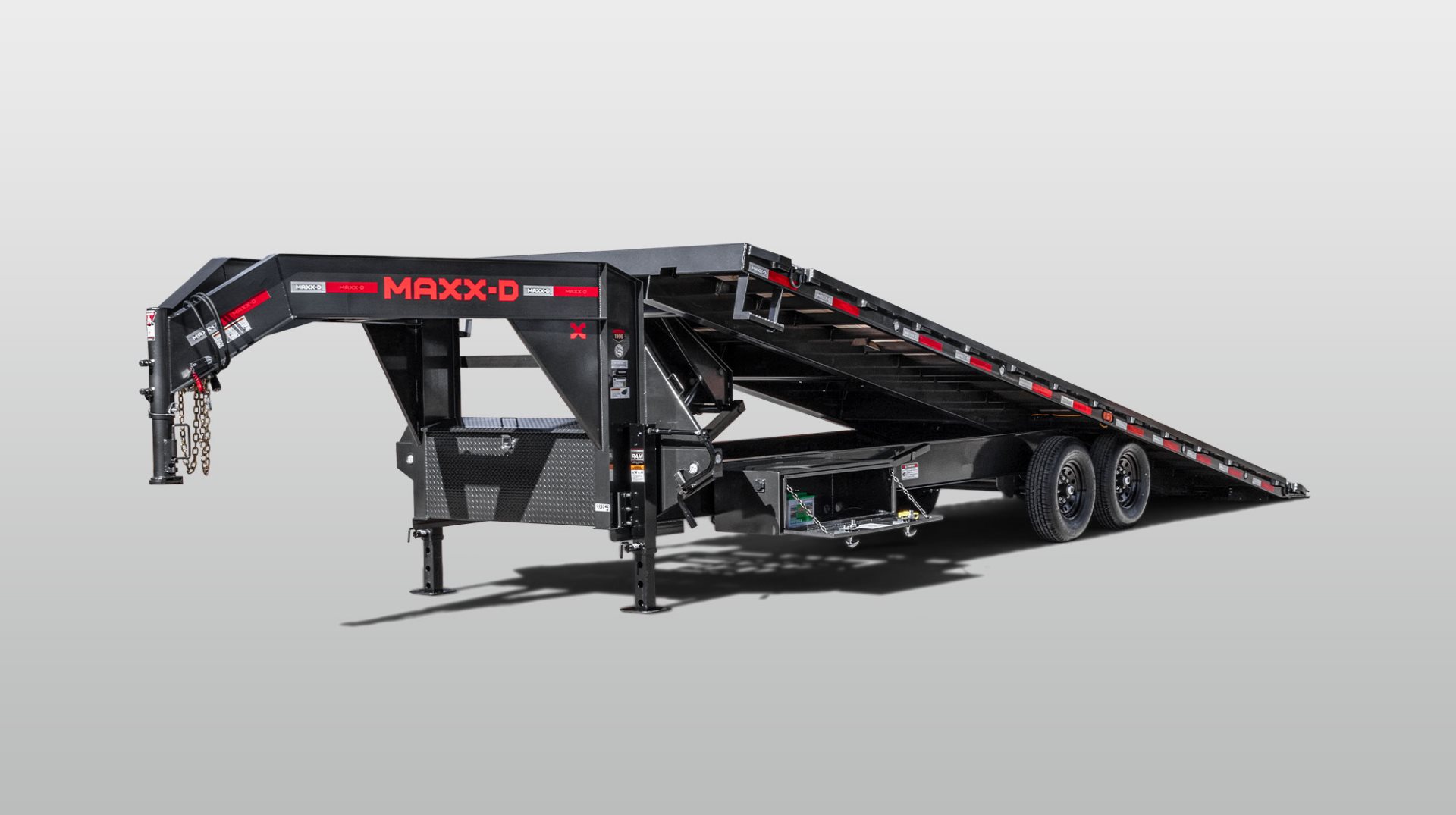 MAXX-D 102″x26′ TSX SINGLE WHEEL FLATBED TILT GOOSENECK