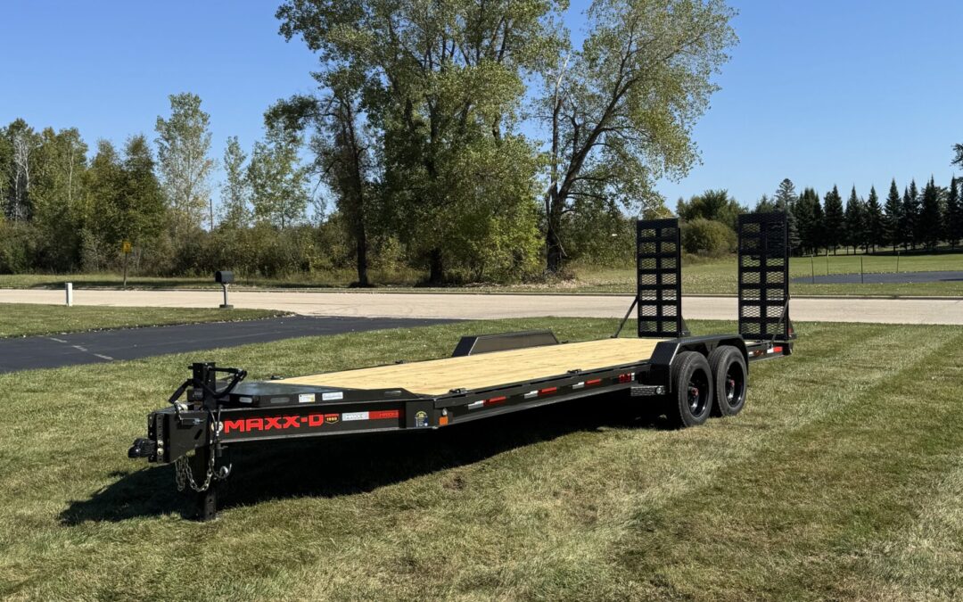 MAXX-D 83″X22′ EHX – THE ULTIMATE I-BEAM EQUIPMENT TRAILER | 17.5K GVWR