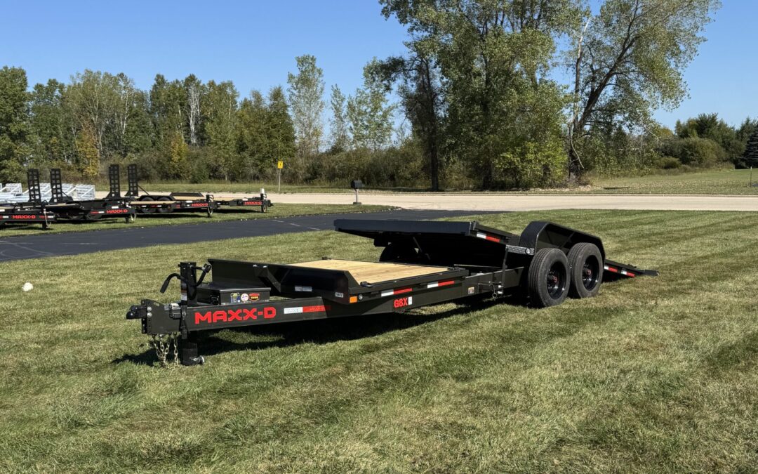 MAXX-D 83″X22′ G8X 8” GRAVITY EQUIPMENT TILT TRAILER | 17.5 GVWR