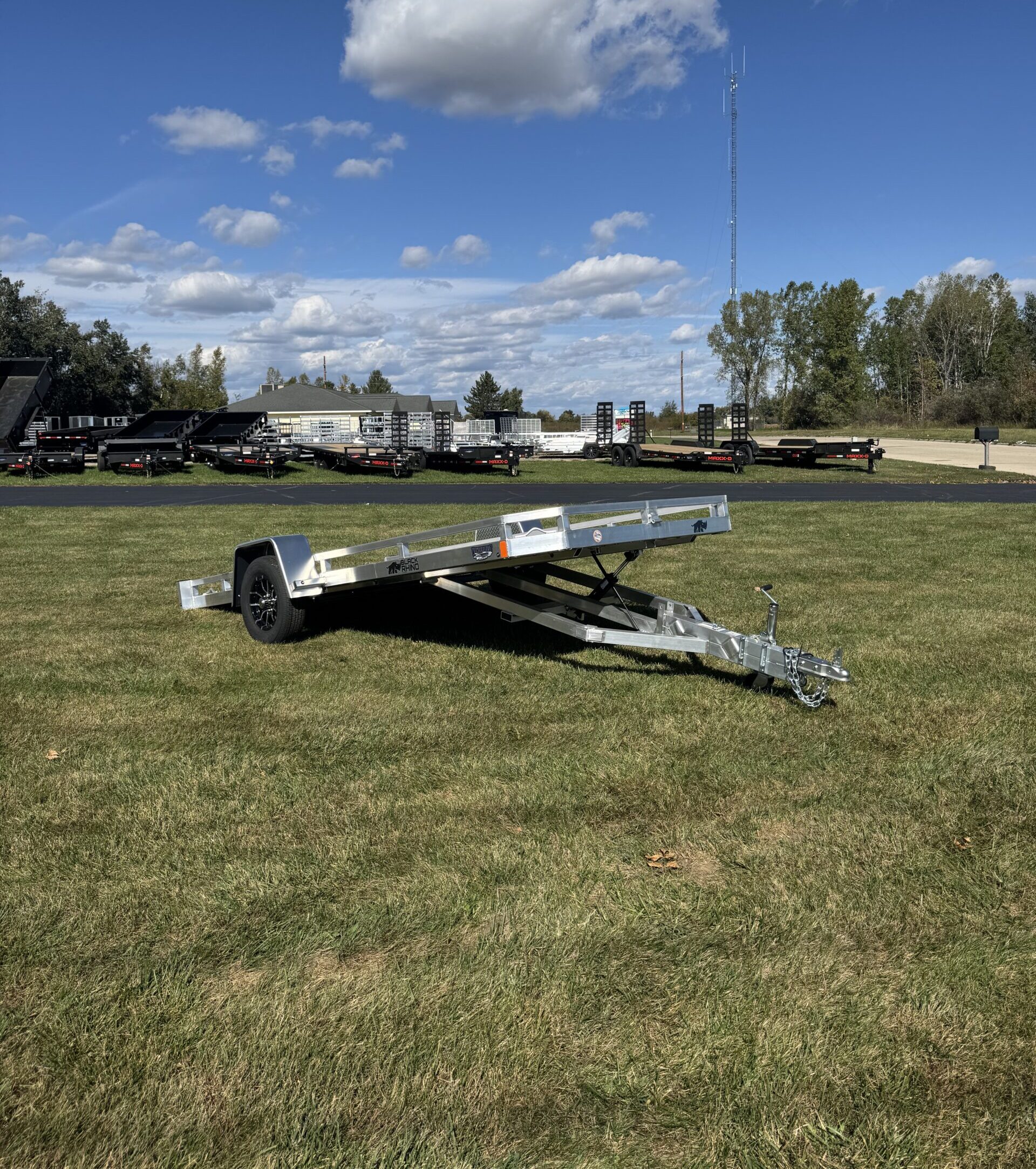 81×14 BLACK RHINO TS TILT DECK LOW PRO UTILITY TRAILER