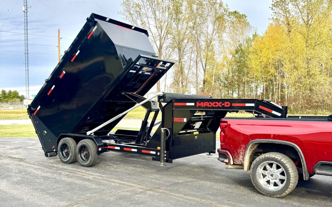 MAXX-D ROX GOOSENECK ROLL-OFF DUMPSTER TRAILER 18K GVWR