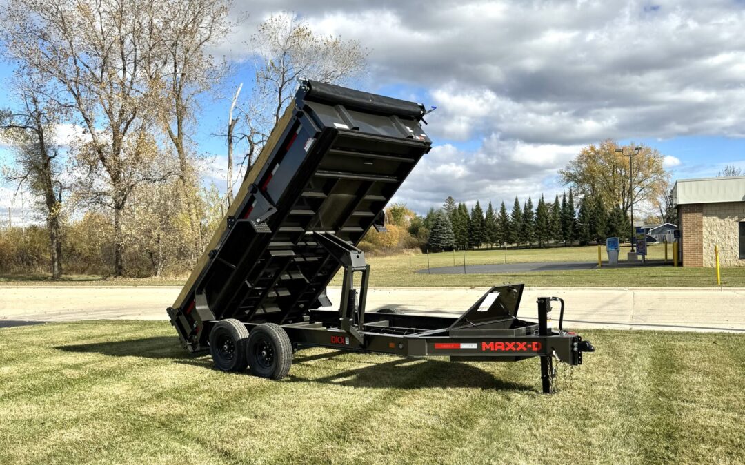MAXX-D DKX 14ft Dump Trailer | 14K 83″ I-BEAM DUMP– GRAY