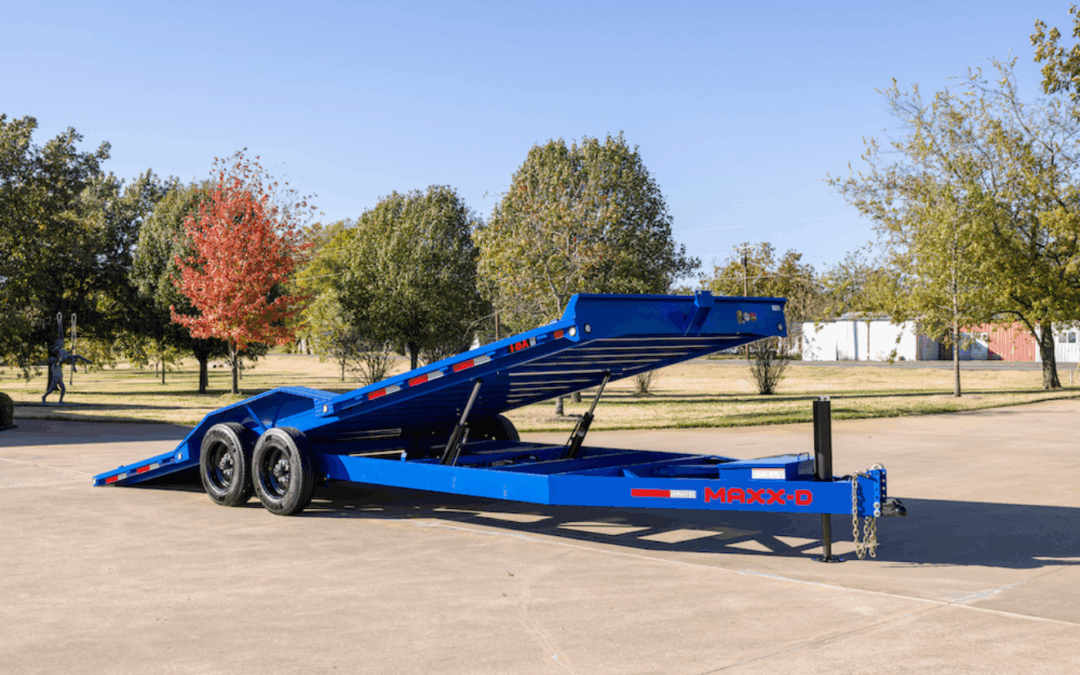 MAXX-D 102″X24′ T8X 8” POWER EQUIPMENT TILT TRAILER | 17.5K GVWR