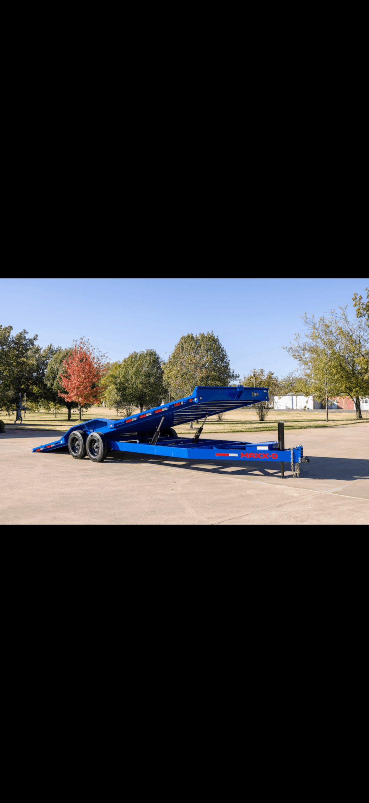MAXX-D 102″X24′ T8X 8” POWER EQUIPMENT TILT TRAILER | 17.5K GVWR
