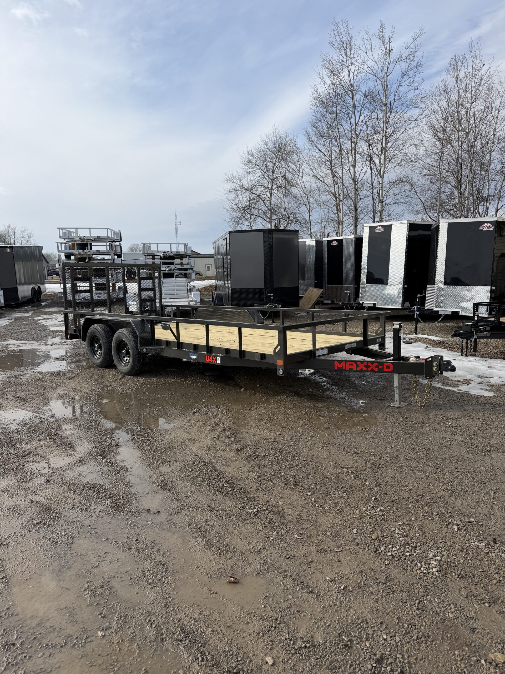 MAXX-D 83″X18′ U4X Tandem Axle Utility Trailer | 10K GVWR