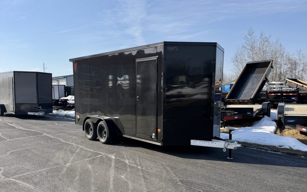 DURABULL 7X16 ALUMINUM TRAILER -BLACKOUT