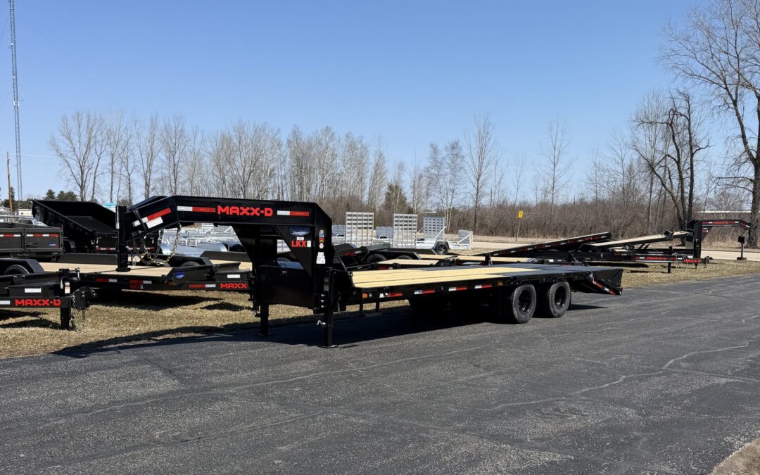 MAXX-D 102″x25′ LKX Low-Pro Tandem Dual Flatbed Trailer 25K GVWR