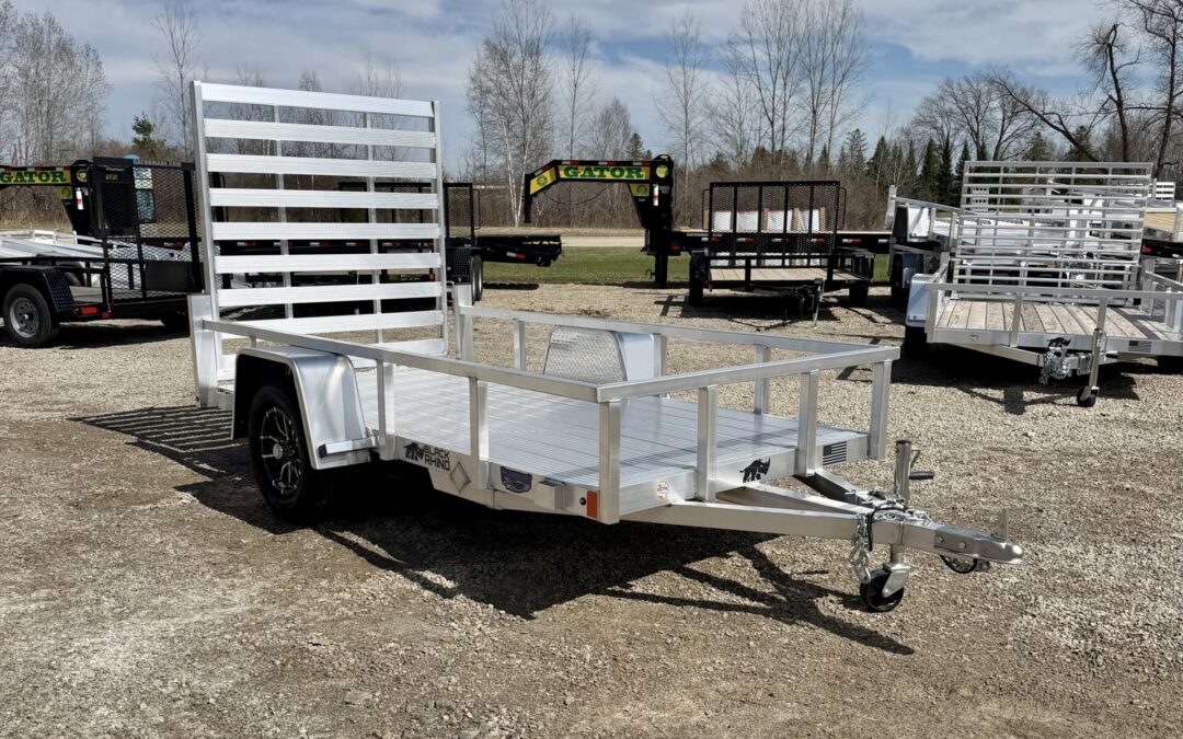 5×10 BLACK RHINO ALUMINUM LSS UTILITY TRAILER