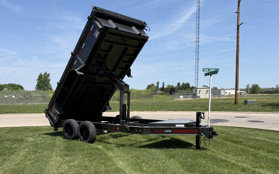 MAXX-D  DJX 14′ DUMP TRAILER | 17.5K GVWR 8K AXLES