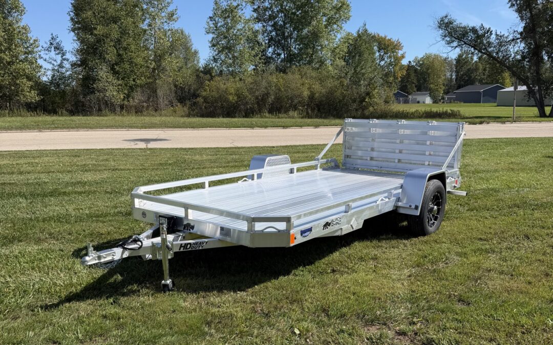 2027 BLACK RHINO 81X14 LPS ALUMINUM TRAILER WITH BI-FOLD RAMP– 5K AXLE