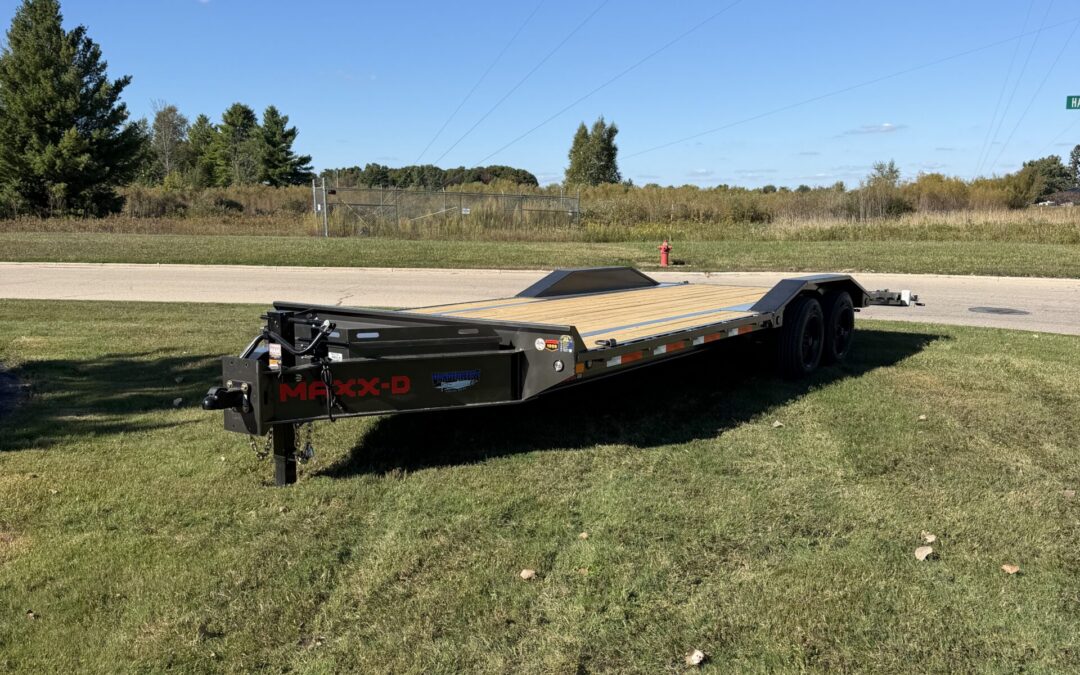 2027 MAXX-D 102″X24′ H9X – THE ULTIMATE HEAVY-DUTY TRAILER | 22K GVWR -SLIDE IN RAMPS
